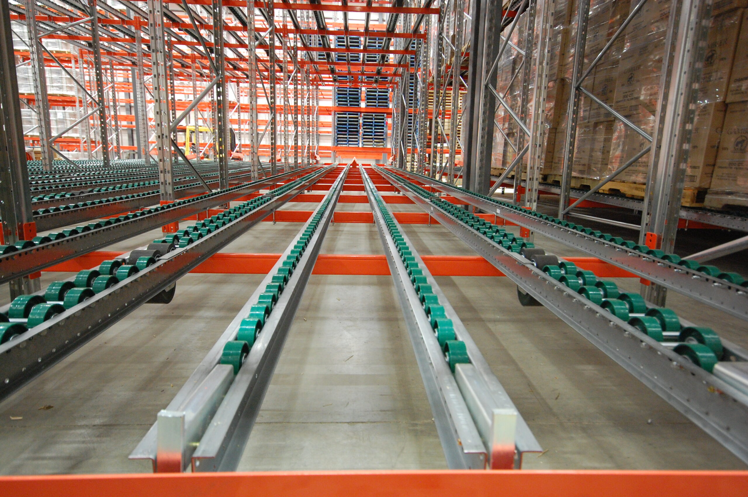 Maximize your space with gravity flow racking systems