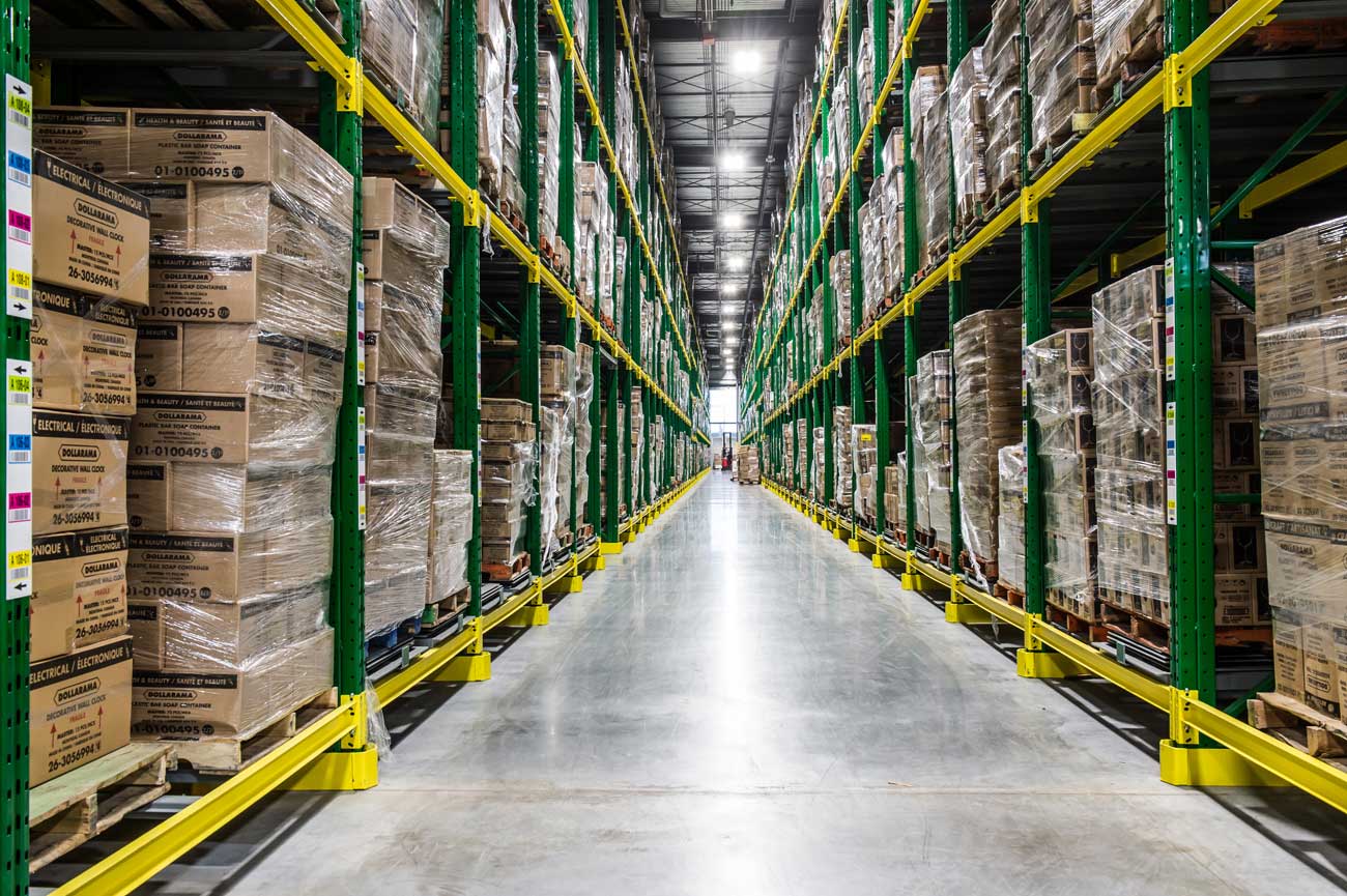 Dollarama-pushback-racking